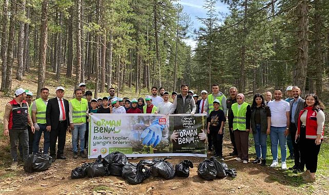 Saimbeyli ormanlarında temizlik yapıldı