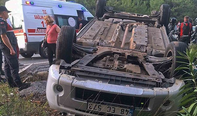 Sakar rampasında kaza