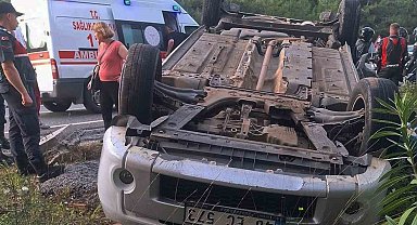 Sakar rampasında kaza