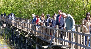 Saklı cennet Acarlar Longozu, hafta sonu ziyaretçi akınına uğradı