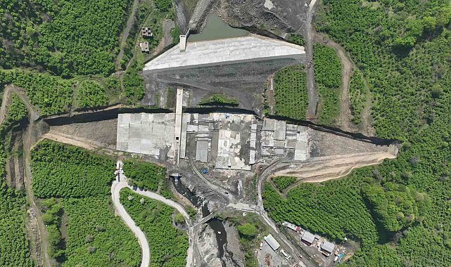 Salıpazarı Barajı inşaatı devam ediyor