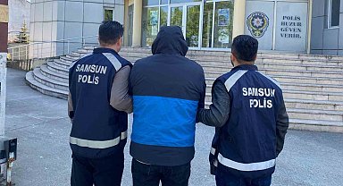 Samsun'da 18 yıl 9 ay hapis cezası bulunan şahıs yakalandı