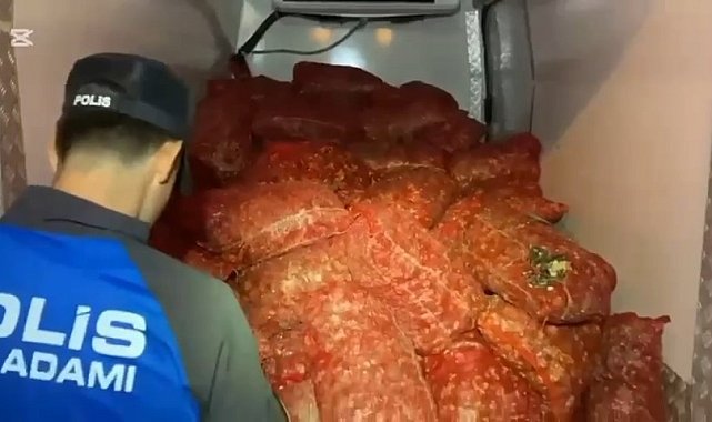 Samsun'da 2 ton 900 kilo kaçak midye ele geçirildi
