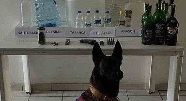 Samsun'da 65 litre etil alkol ele geçirildi