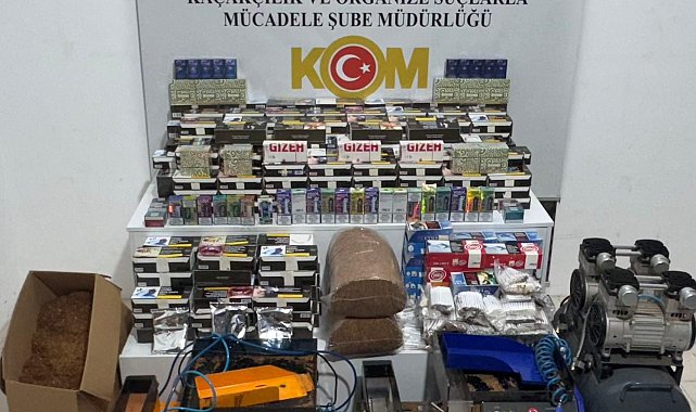 Samsun'da kaçak tütün mamulleri operasyonu