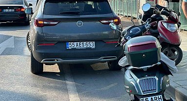 Samsun'da trafik kazası: 1 yaralı