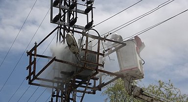 Samsun'da trafo yangını paniğe neden oldu