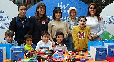 Samsunlu anne ve çocuklardan otizmli çocuklara destek