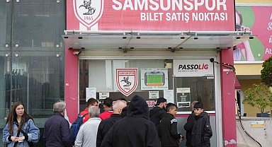 Samsunspor'da Sivasspor maçı için ilk gün 23 bin bilet satıldı