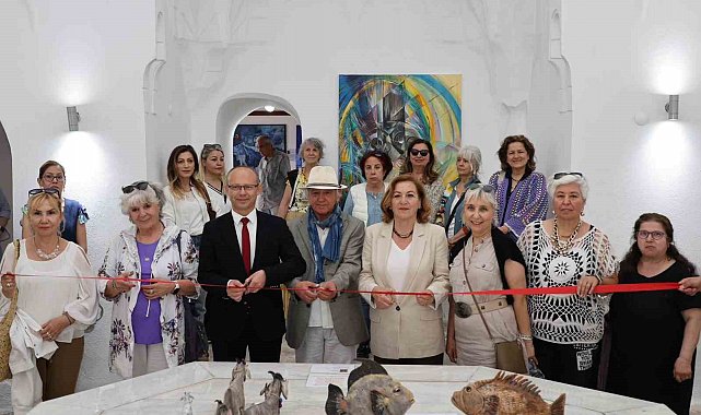 Sanat kardeşliği sergisi Menteşe'de açıldı