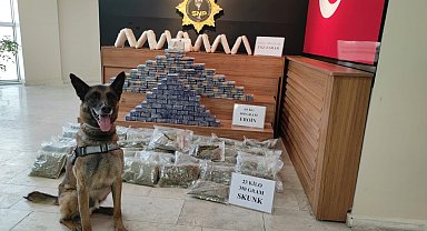 Şanlıurfa'da 101 kilogram uyuşturucu ele geçirildi