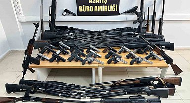 Şanlıurfa'da 45 adet ruhsatsız silah ele geçirildi: 2 gözaltı