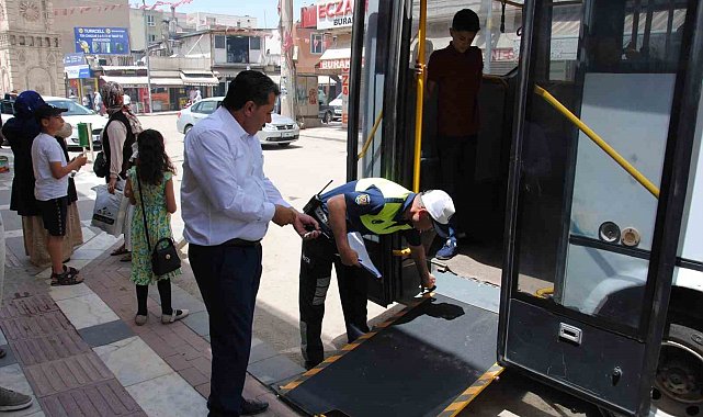 Şanlıurfa'da klima çalıştırmayan otobüslere sıkı takip