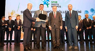 Selçuk Üniversitesine "Spor Dostu Kampüs" ödülü
