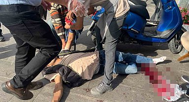 Serik'te bıçaklı kavgada 1 kişi yaralandı