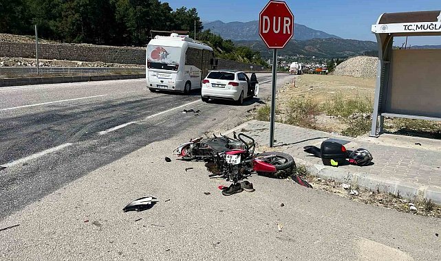 Seydikemer'de motosiklet kazası:1 ölü