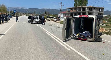 Seydikemer'de trafik kazası: 5 yaralı