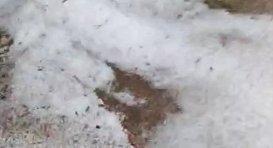 Seyitgazi 20 dakikada beyaza büründü