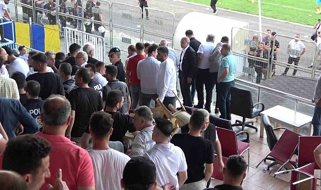 Siirt'te olaylı maç