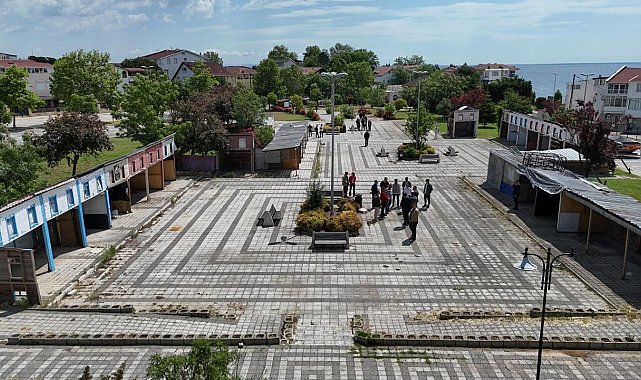 Silivri'de bulunan Gümüşyaka Gece Pazarı yenileniyor