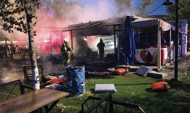 Silivri'de kafe alevlere teslim oldu: Faciadan dönüldü