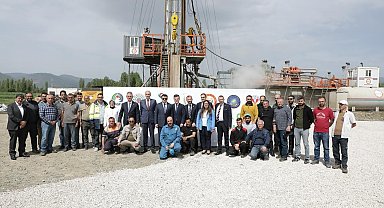 Simav'da ikinci jeotermal su kuyusu devreye alındı