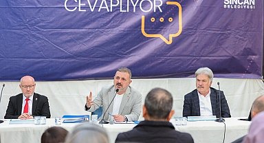 Sincan'da 'Vatandaş Soruyor, Başkan Cevaplıyor' isimli toplantının adresi Akşemsettin Mahallesi oldu