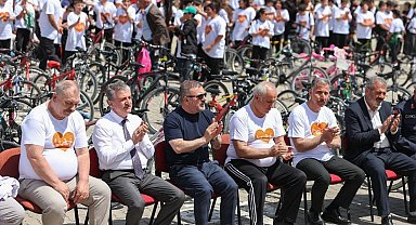 Sincan'da pedallar sağlık için çevrildi