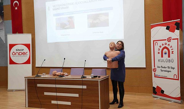 Sinop'ta hayat kurtaran konferans