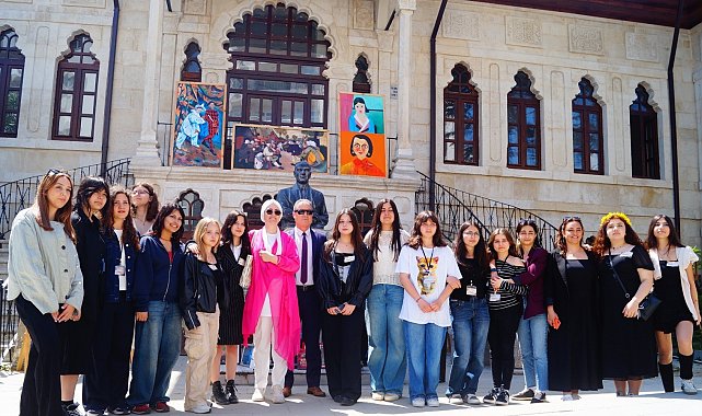 Sinop'ta lise öğrencileri eserlerini beğeniye sundu