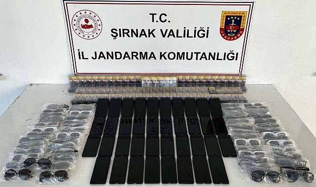 Şırnak'ta 3 milyon 800 bin lira değerinde kaçak ürünler ele geçirildi