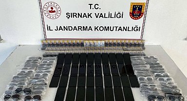 Şırnak'ta 3 milyon 800 bin lira değerinde kaçak ürünler ele geçirildi