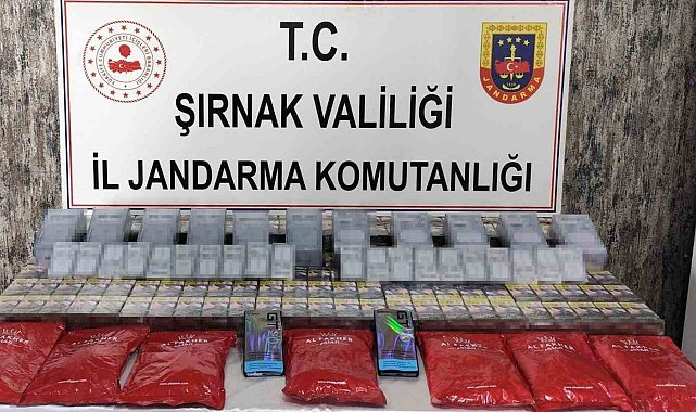 Şırnak'ta 3 milyon değerinde kaçak ürünler ele geçirildi