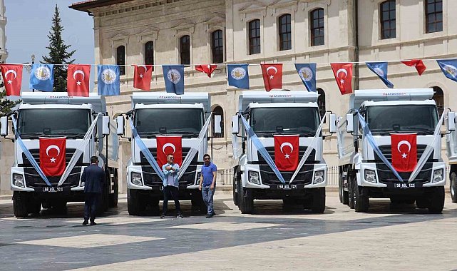 Sivas Belediyesi araç filosuna güç kattı