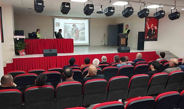 Şoförlere eğitim semineri