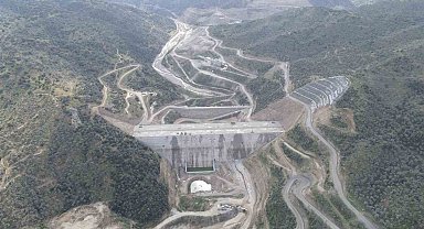 Söke Sarıçay Barajı'nda çalışmalar sürüyor