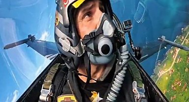 SOLOTÜRK Ordu gösterisinin, uçak içi görüntüsü paylaşıldı