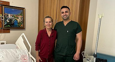 Soma Devlet Hastanesi'nde ilk kez 'Kapalı mide delinmesi ameliyatı' yapıldı