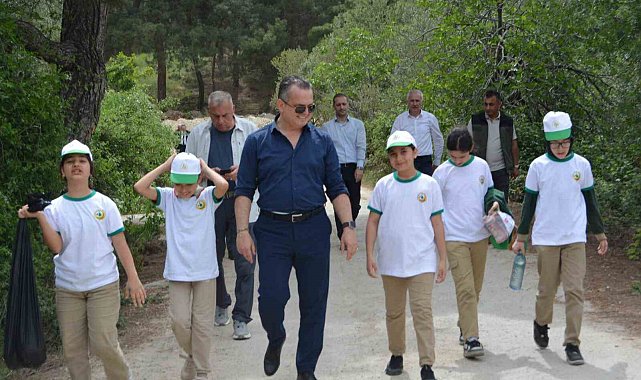 Soma'da ormanlar tertemiz oldu