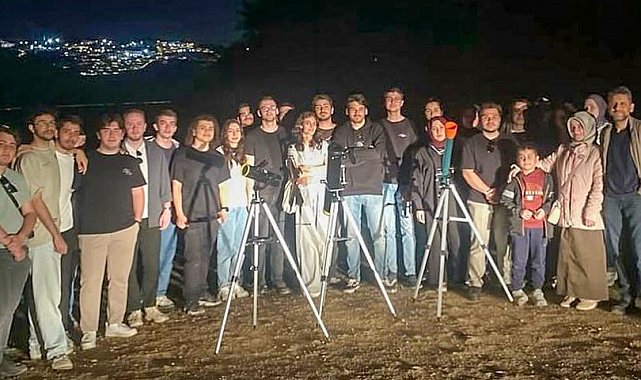 SUBÜ'lü öğrenciler, Eta Aquarid meteor yağmurunu gözlemledi