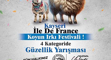 Talas'ta Ile De France Koyun Irkı Festivali ve Güzellik Yarışması