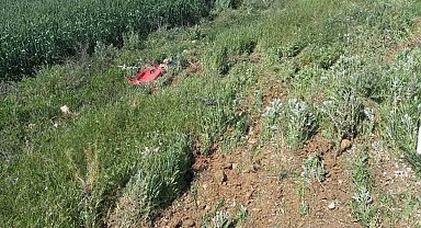 Tanker takla attı, sürücü hafif yaralandı