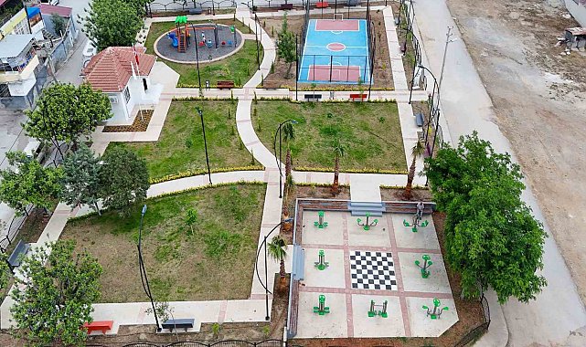 Tarsus'ta çocuklara modern park
