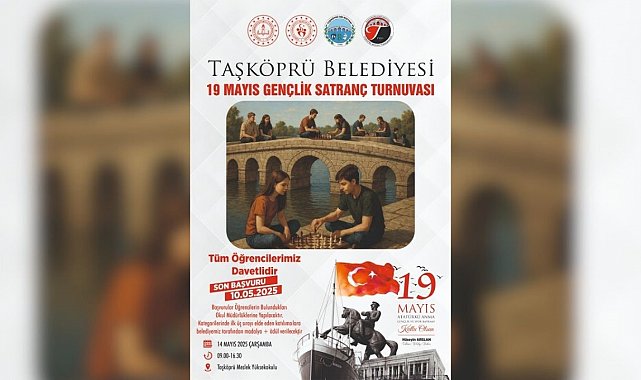 Taşköprü'de 19 Mayıs coşkusu satranç turnuvasıyla taçlanıyor