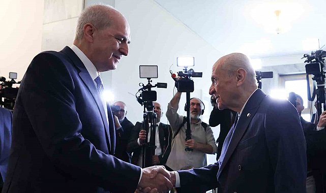 TBMM Başkanı Kurtulmuş Bahçeli'yi ziyaret etti