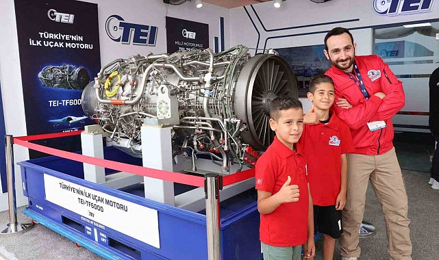 TEI'nin millî motorları TEKNOFEST Kıbrıs'ta Kıbrıslılarla buluştu