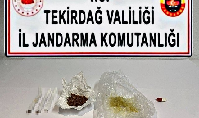 Tekirdağ'da jandarmadan 4 ilçede uyuşturucu ve silah operasyonu