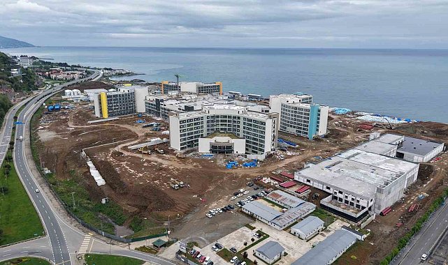 Trabzon Şehir Hastanesi inşaatının yüzde 75'i tamamlandı