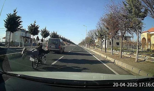 Trafikte ihlal üstüne ihlal yaptı