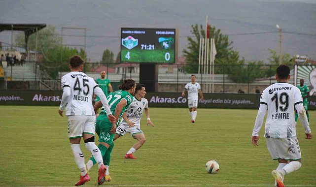 Trendyol 1. Lig: Iğdır FK: 4 - Kocaelispor: 0